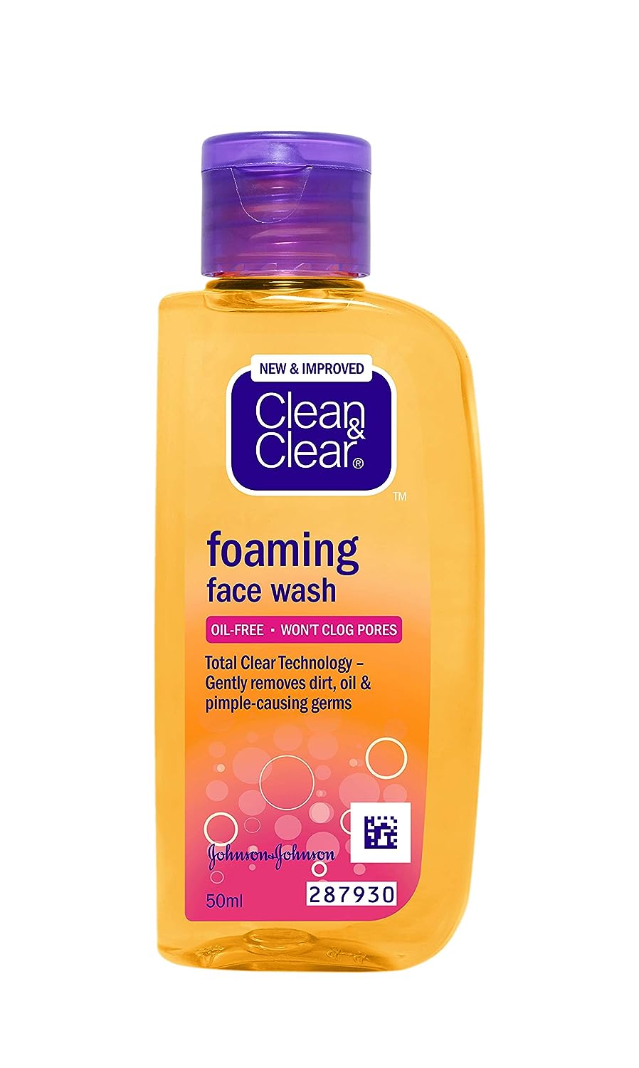 Clean & Clear Foaming FaceWash - 50ml