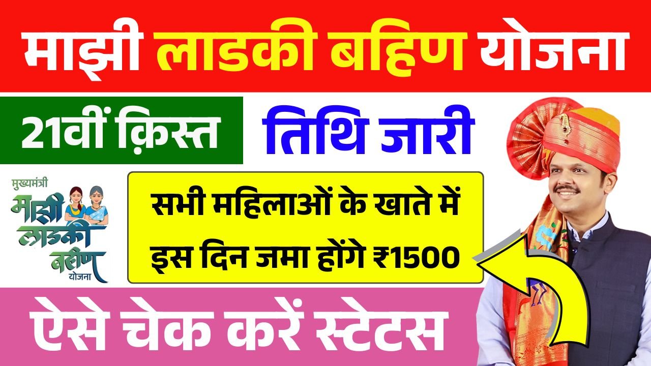 Ladki Bahin Yojana 21th Installment Date 2026
